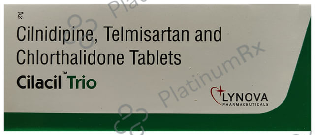 Cilacil Trio 6.25/10/40mg Tablet 10s