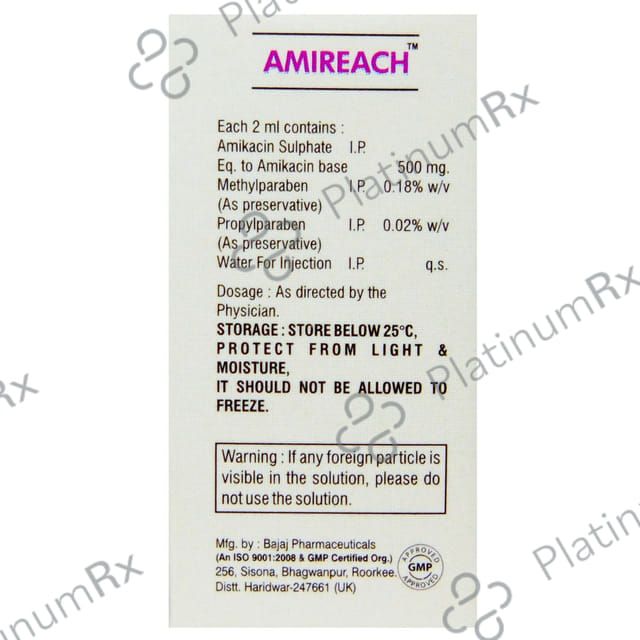 Amireach 500mg Injection 2ml