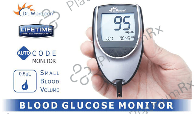 Dr Morepen BG 03 Gluco One Glucose Monitoring System Glucometer 1s