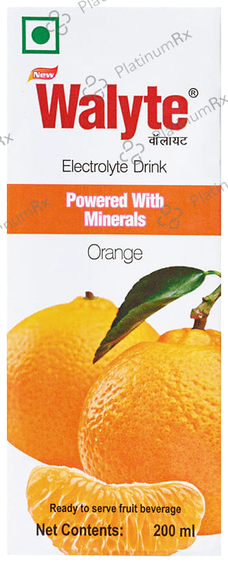 Walyte ORS Orange Flavour Liquid 200ml