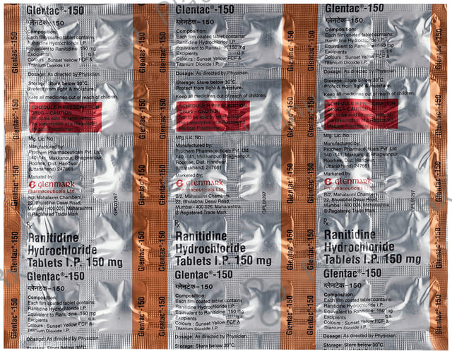 Glentac 150mg Tablet 30s