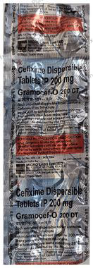 Gramocef O DT 200mg Tablet 10s