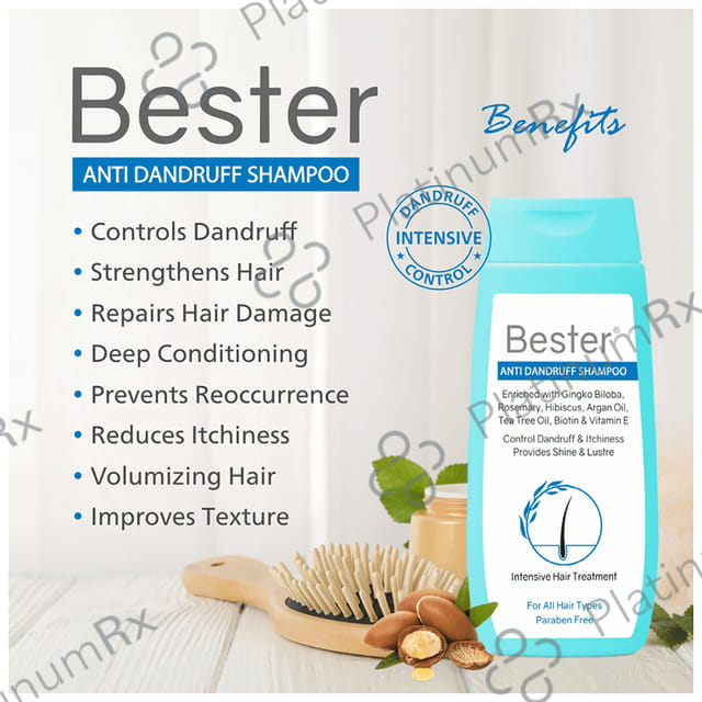 Bester Anti Dandruff Shampoo (100ml Each) 1 Bottle