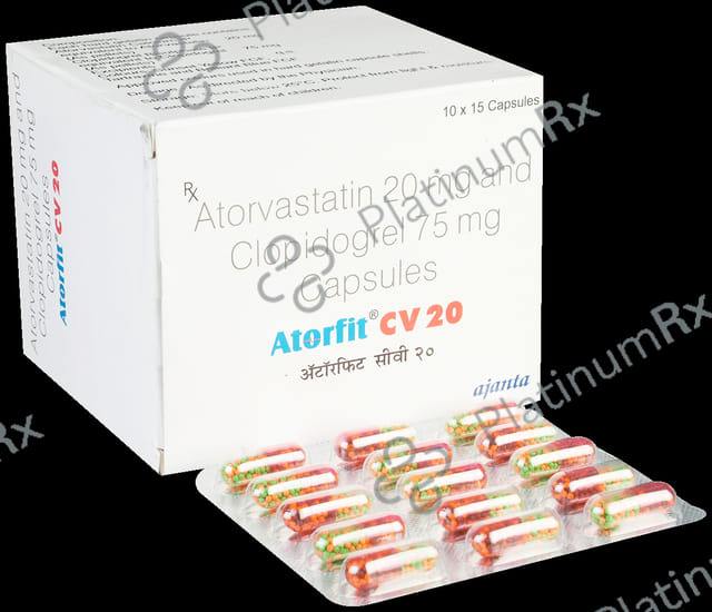 Atorfit CV 20/75mg Capsule 15s