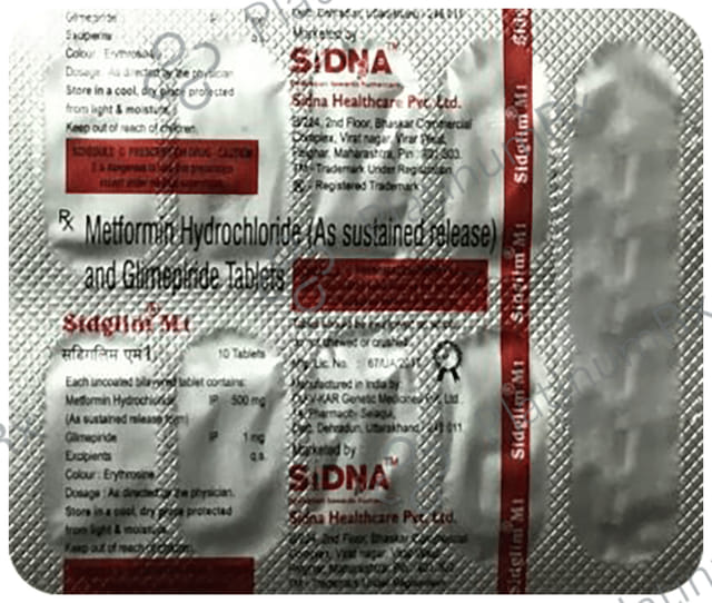 Sidglim M 1 Tablet SR