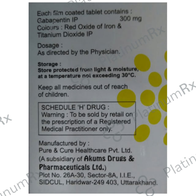 Arigaba 300mg Tablet 10s