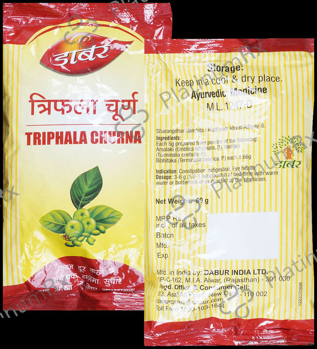 Dabur Triphala Churna - Eases Constipation, Acidity & Gas