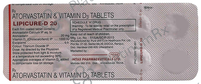 Lipicure-D 20 Tablet