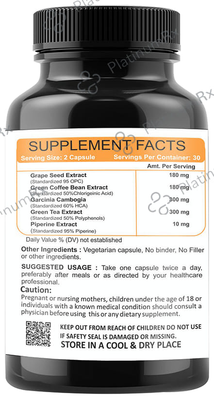 GHC Herbals Weight Loss Veg Capsules