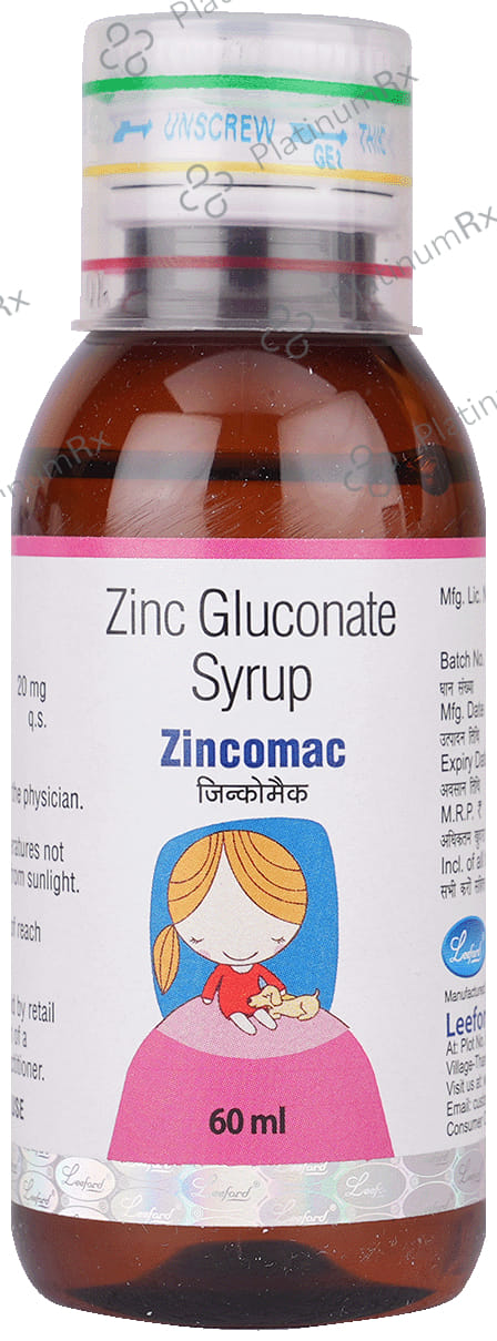 Zincomac 20mg Syrup 60ml