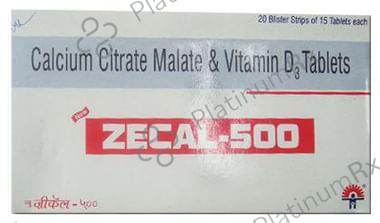 New Zecal 500IU/250mg Tablet 15s
