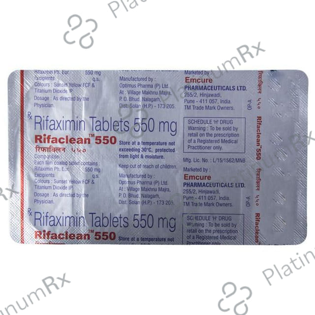 Rifaclean 550 Tablet