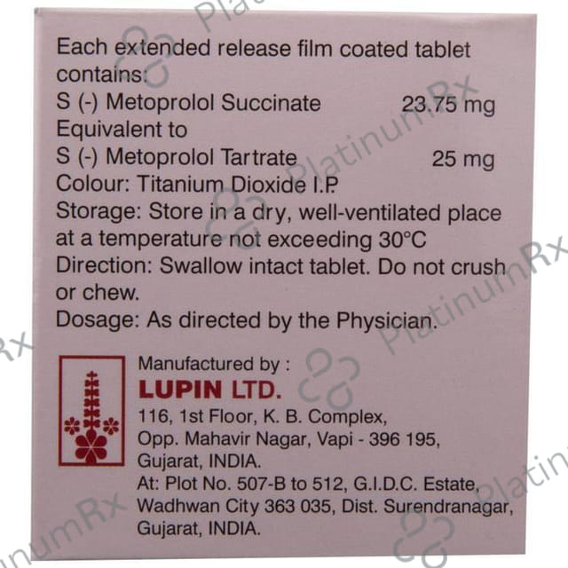 Starcad Beta 25mg Tablet ER 10s