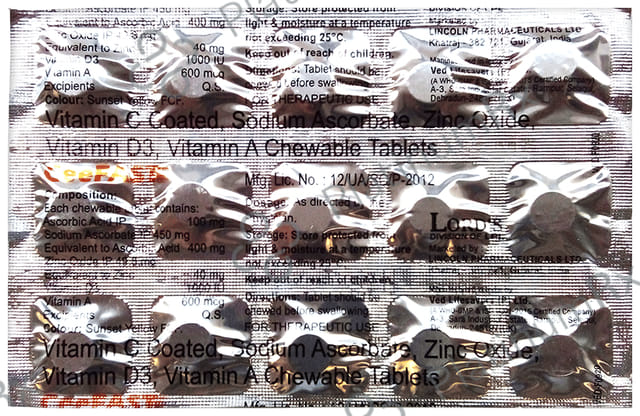 Ceefast Chewable Tablet 15s