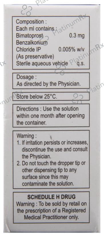 Bimat 0.03% Opthalmic Solution 3ml