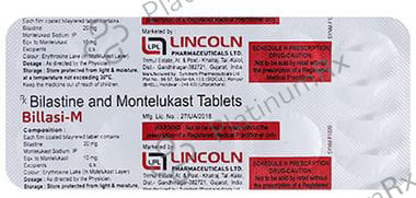 Billasi M 20/10mg Tablet 10s