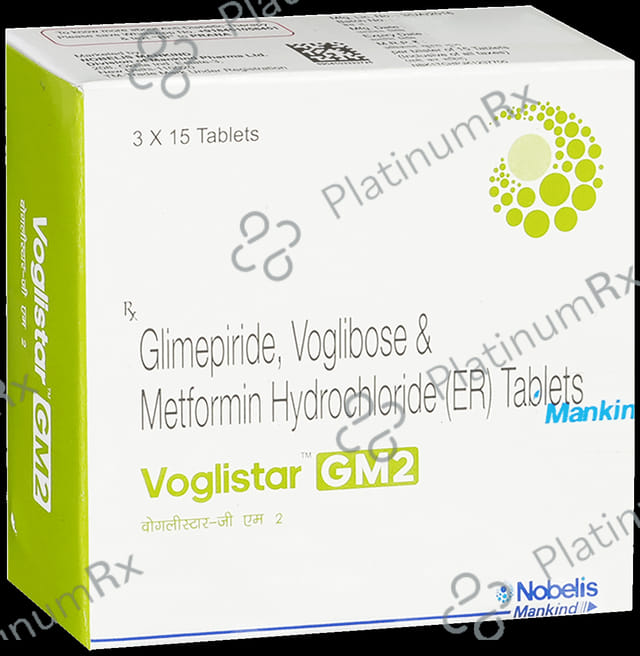 Voglistar GM2 Tablet ER 15s