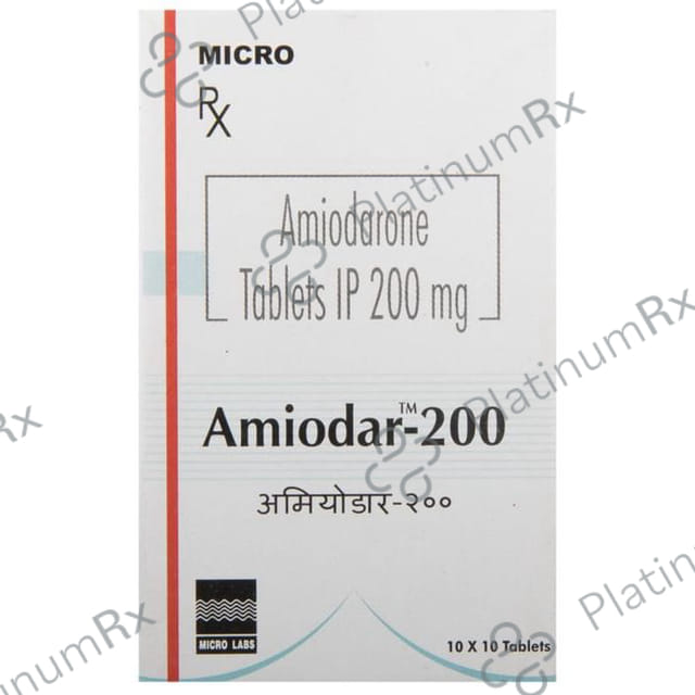 Amiodar 200mg Tablet 10s