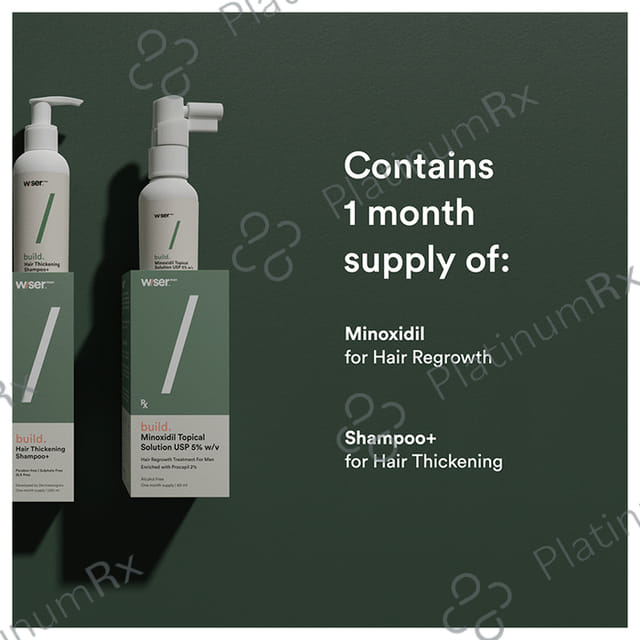 Wiser Build Hair Fall + Regrow Kit 1s