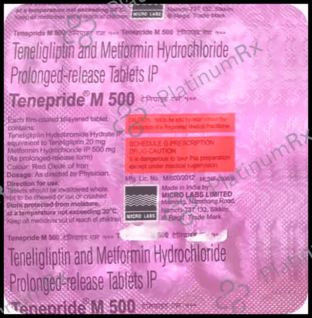 Tenepride M 500/20mg Tablet SR 15s
