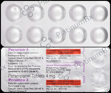 Perampa 4mg Tablet 10s
