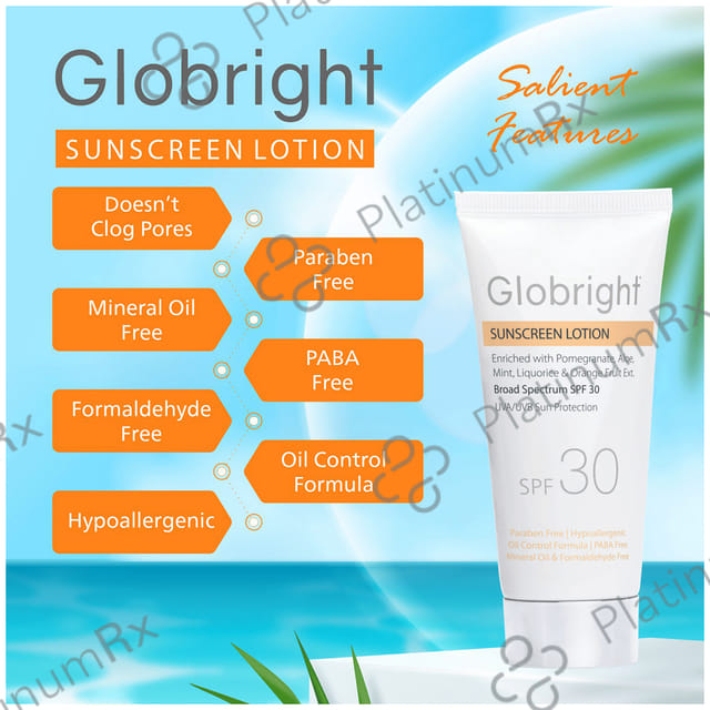 Globright Sunscreen SPF 30 Lotion 50ml