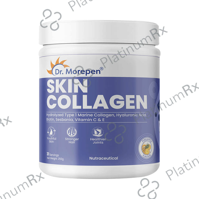 Dr. Morepen Skin Collagen Powder Pineapple
