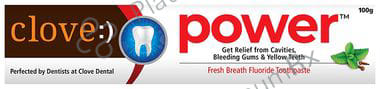 Clove Power Fresh Breath Fluoride Toothpaste