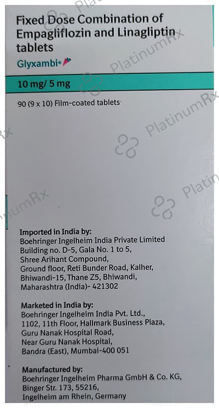 Glyxambi 10/5mg Tablet 10s