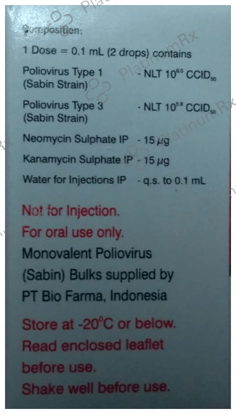 Biopolio B1/3 Oral Vaccine