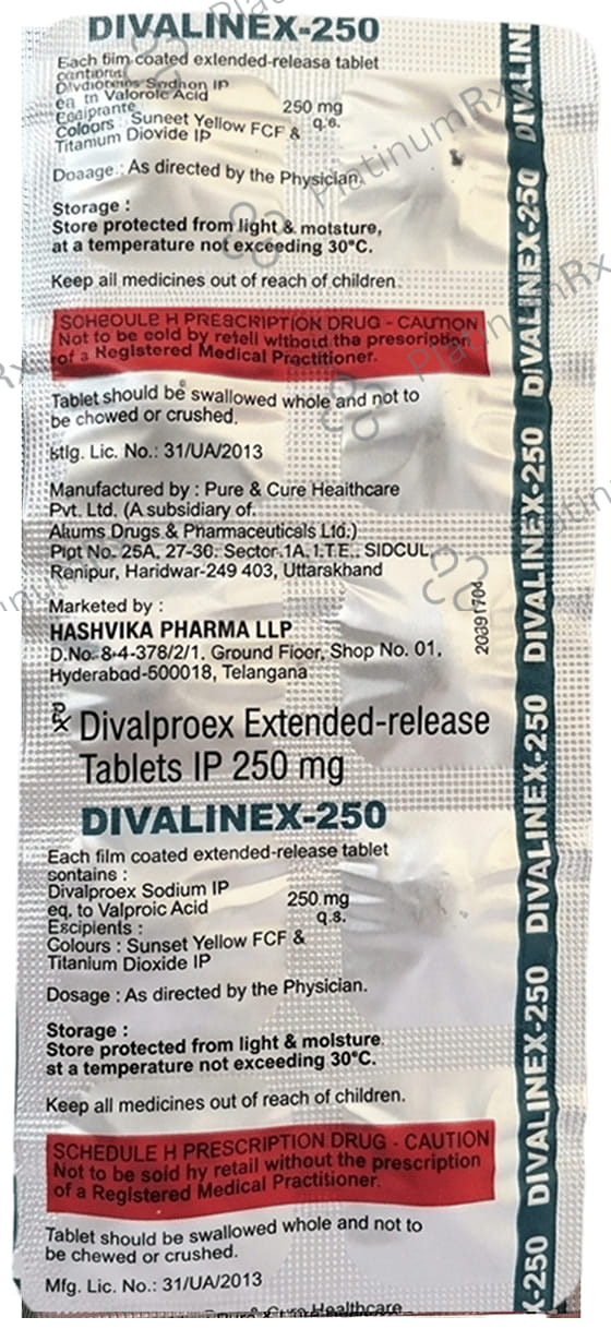 Divalinex 250mg Tablet ER 10s