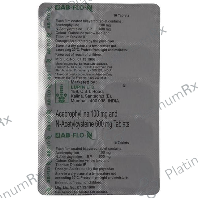 AB Flo N 100/600mg Tablet 10s