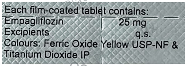 Emnorm 25mg Tablet 10s