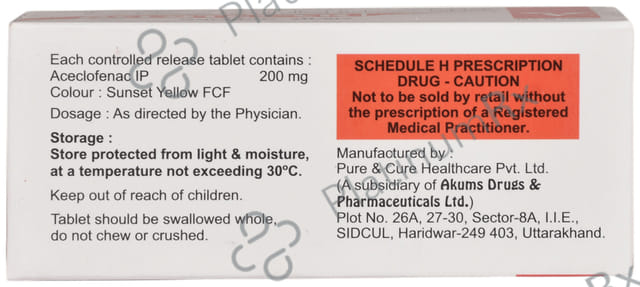 Aclotec 200mg Tablet CR 10s