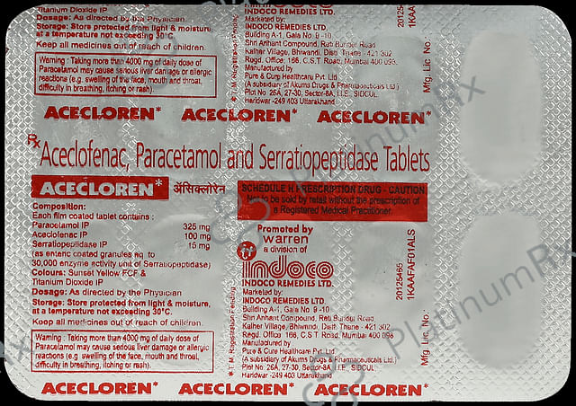 Acecloren Tablet 10s