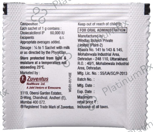 Vitanova D3 60000IU Sachet 1gm