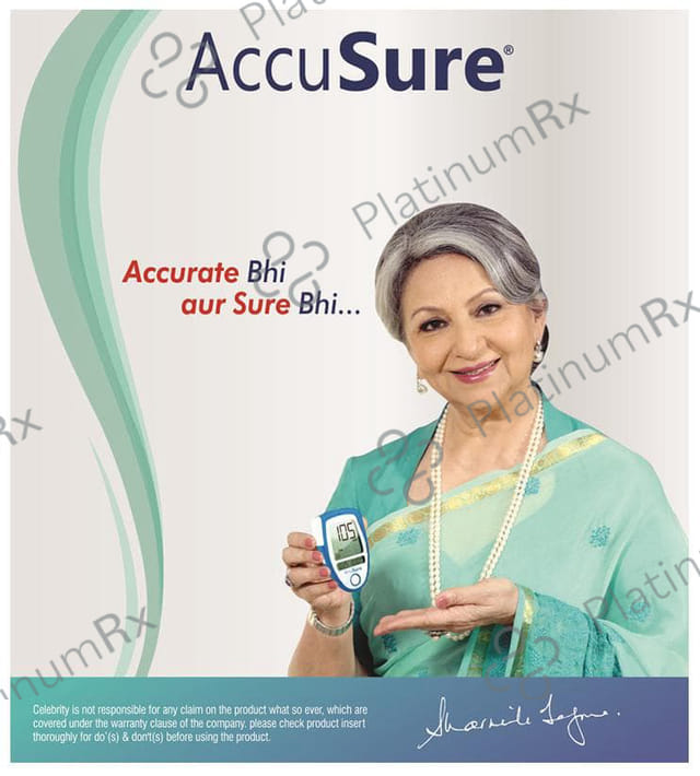 Dr. Gene AccuSure 3rd Generation Blood Glucose Monitoring System with 25 Strip Free