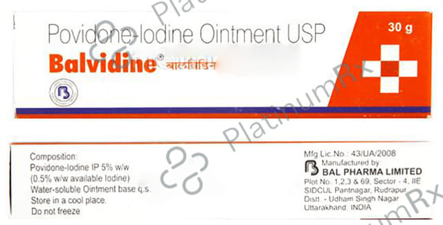 Balvidine 5% Ointment