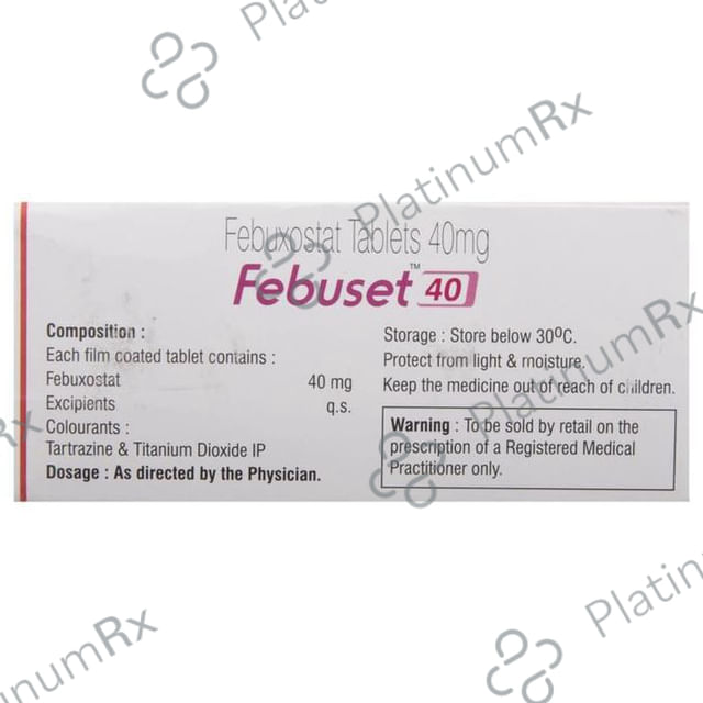 Febuset 40mg Tablet 10s