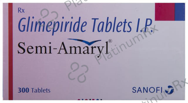 Semi Amaryl 0.5mg Tablet 30s