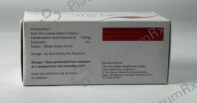Alia 120mg Tablet 10s