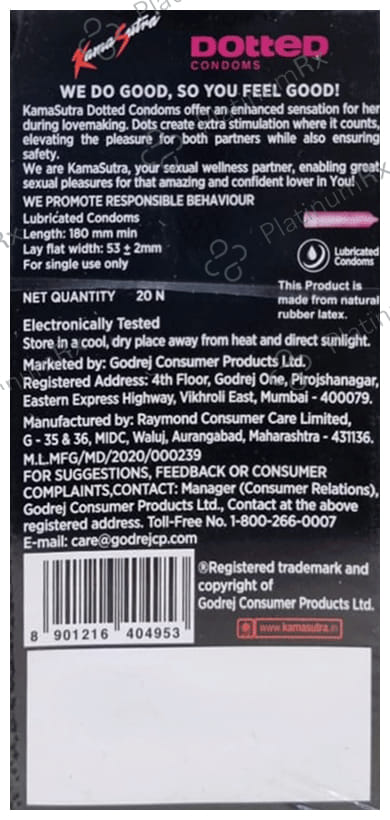 KamaSutra Dotted Condom 20s