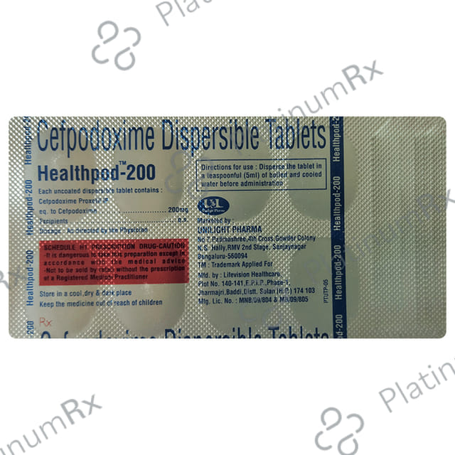 Healthpod 200mg Tablet DT 10s