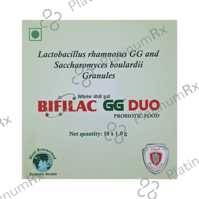 Bifilac GG Duo Sachet Vanilla 1gm