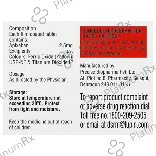 Pixaflo 2.5mg Tablet