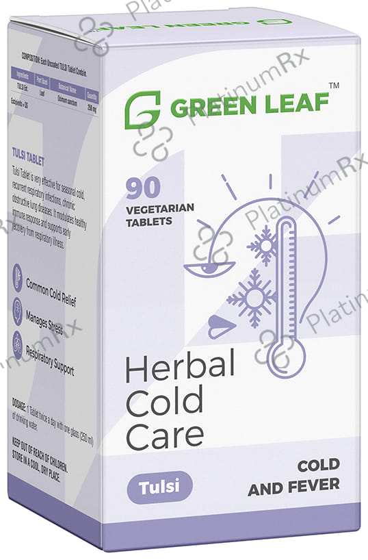 Green Leaf Tulsi Vegetarian Tablet