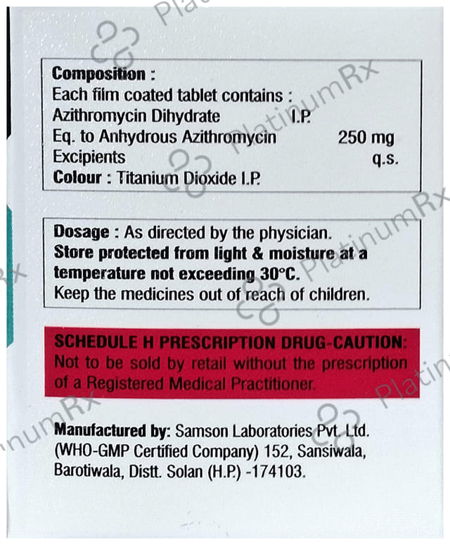 Zithrolen 250 Tablet