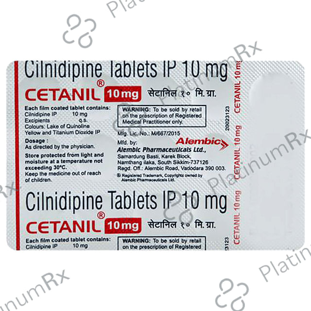 Cetanil 10mg Tablet 15s