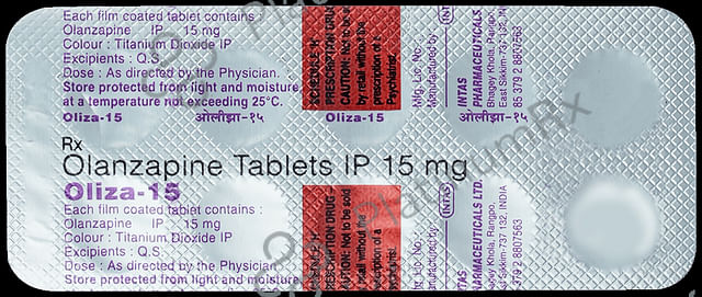 Oliza 15mg Tablet 10s