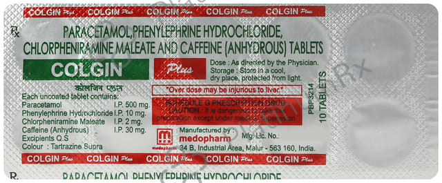 Colgin Plus Tablet 10s
